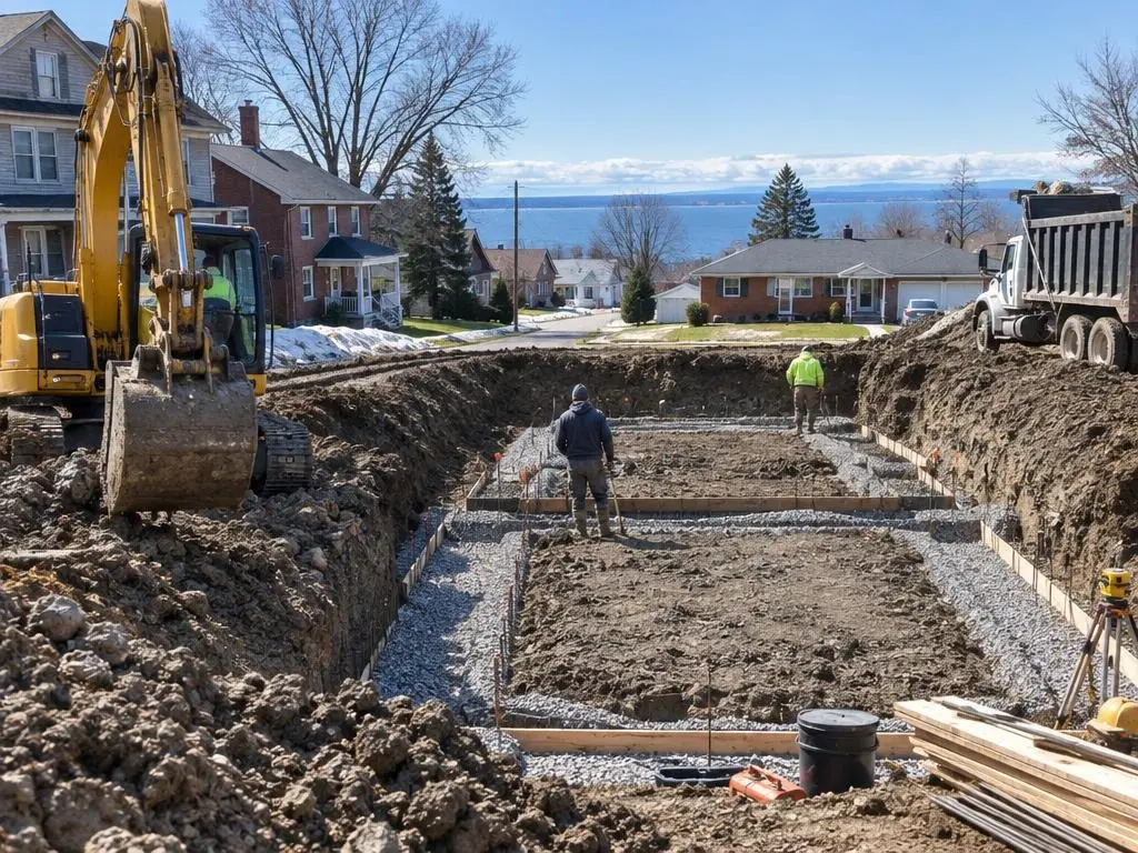 Foundation & Basement Excavation in Buffalo, NY